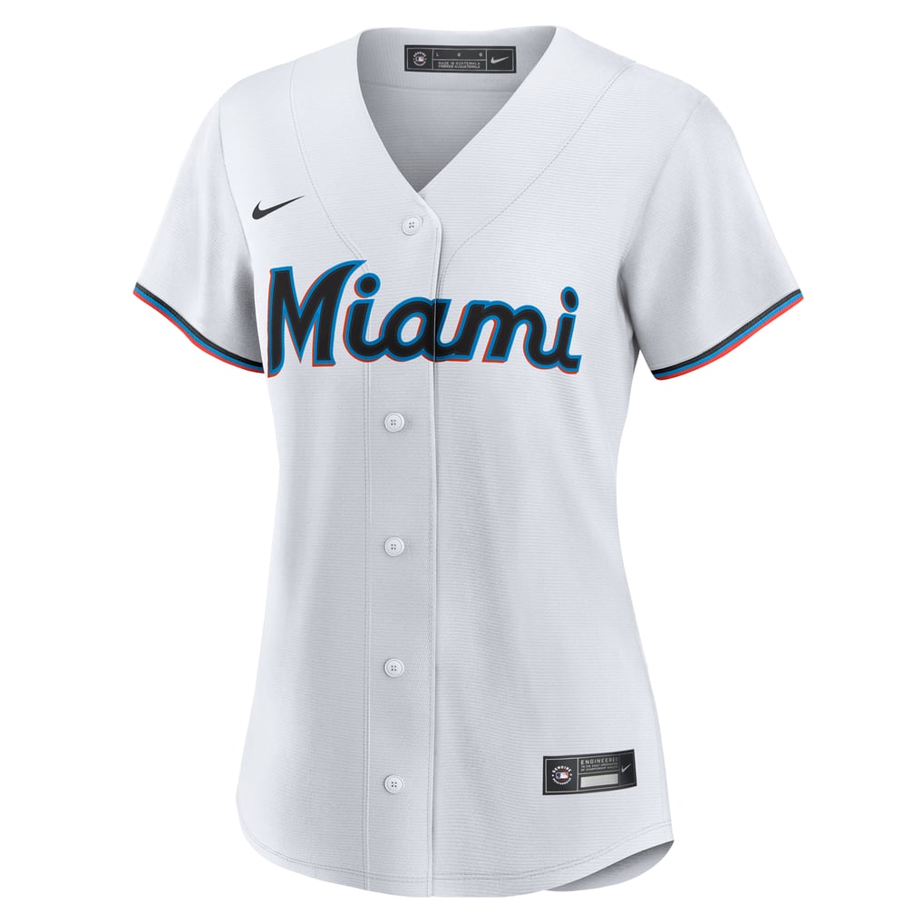  Miami Marlins Nike Women's #1 Bride Home Replica Jersey - White